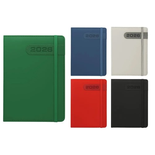 Διαφημιστικά Ημερολόγια 2026 Ημερήσια με λάστιχο, 21Χ14 000204