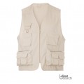 ABOUT BASICS - RISE – 00108 – Γιλέκο ρεπόρτερ με δίχτυ επένδυση - με Τύπωμα