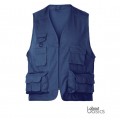 ABOUT BASICS - RISE – 00108 – Γιλέκο ρεπόρτερ με δίχτυ επένδυση - με Τύπωμα