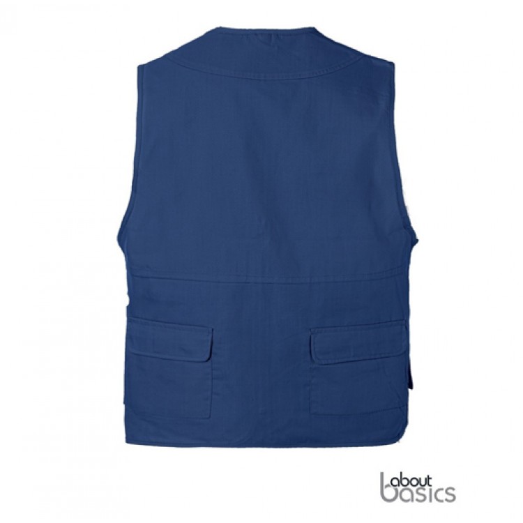 ABOUT BASICS - RISE – 00108 – Γιλέκο ρεπόρτερ με δίχτυ επένδυση - με Τύπωμα