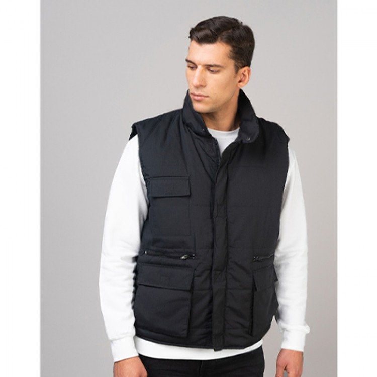 ABOUT BASICS - TIGER - 00124 - Γιλέκο εργασίας υφασμάτινο - με Τύπωμα