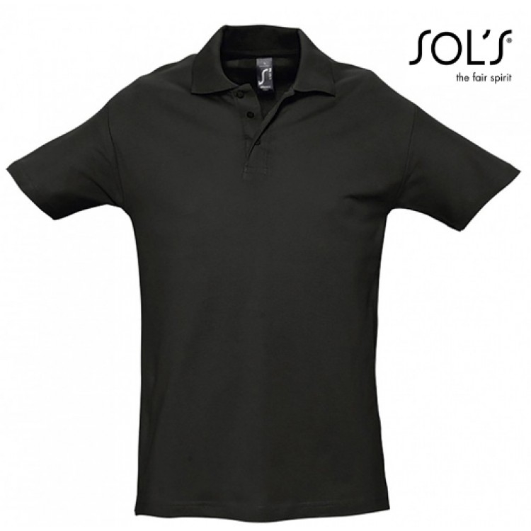 SOL'S - 0520129-4-5XL - SPRING II 11362 Ανδρικό πόλο  – 210gr  4-5XL - με Κέντημα