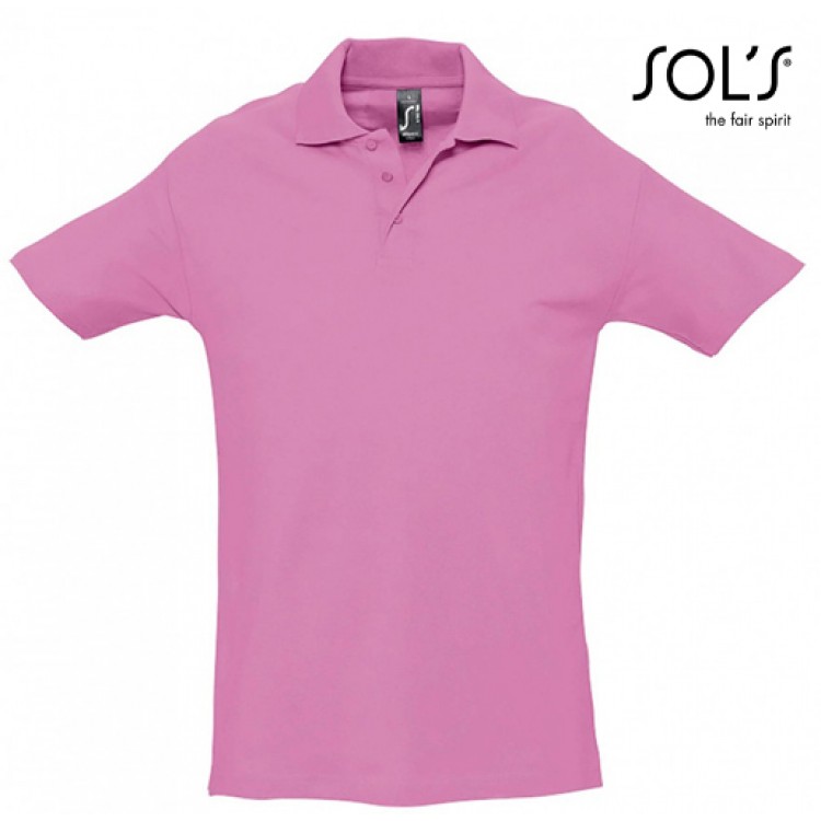 SOL'S - 0520129-4-5XL - SPRING II 11362 Ανδρικό πόλο  – 210gr  4-5XL - με Κέντημα