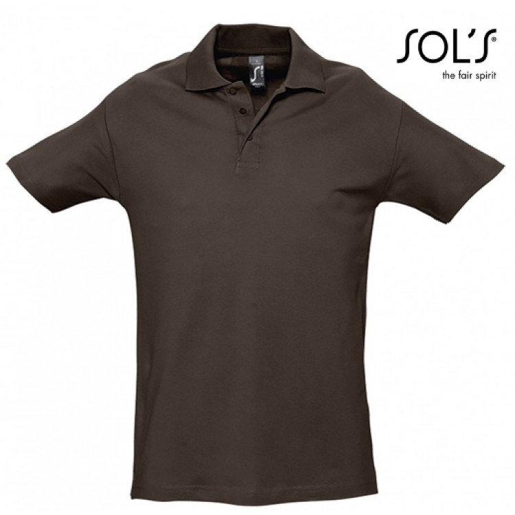 SOL'S - 0520129-4-5XL - SPRING II 11362 Ανδρικό πόλο  – 210gr  4-5XL - με Κέντημα
