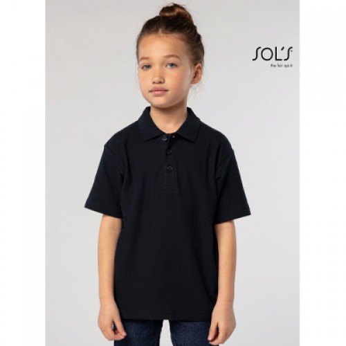 SOL'S - 0520196 - SUMMER II KIDS - 11344 - Παιδικό πόλο πικέ - με Κέντημα