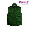 FAGEO - 00060 - Γιλέκο υφασμάτινο με επένδυση - με Τύπωμα