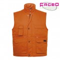 FAGEO - 00060 - Γιλέκο υφασμάτινο με επένδυση - με Τύπωμα