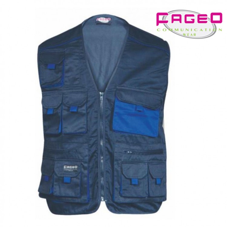 FAGEO - 00526 - Γιλέκο εργασίας - με Τύπωμα