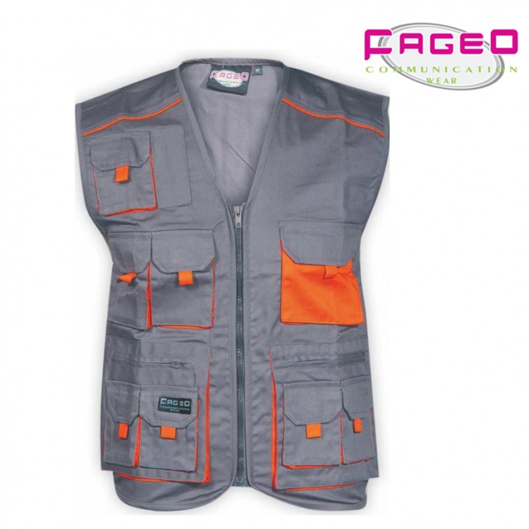 FAGEO - 00526 - Γιλέκο εργασίας - με Τύπωμα